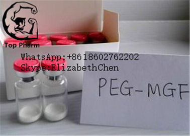 2mg*10vial/kit止め釘MGFの人間の成長ホルモンのペプチッドCAS 108174-48-7白く緩い凍結乾燥させた粉。